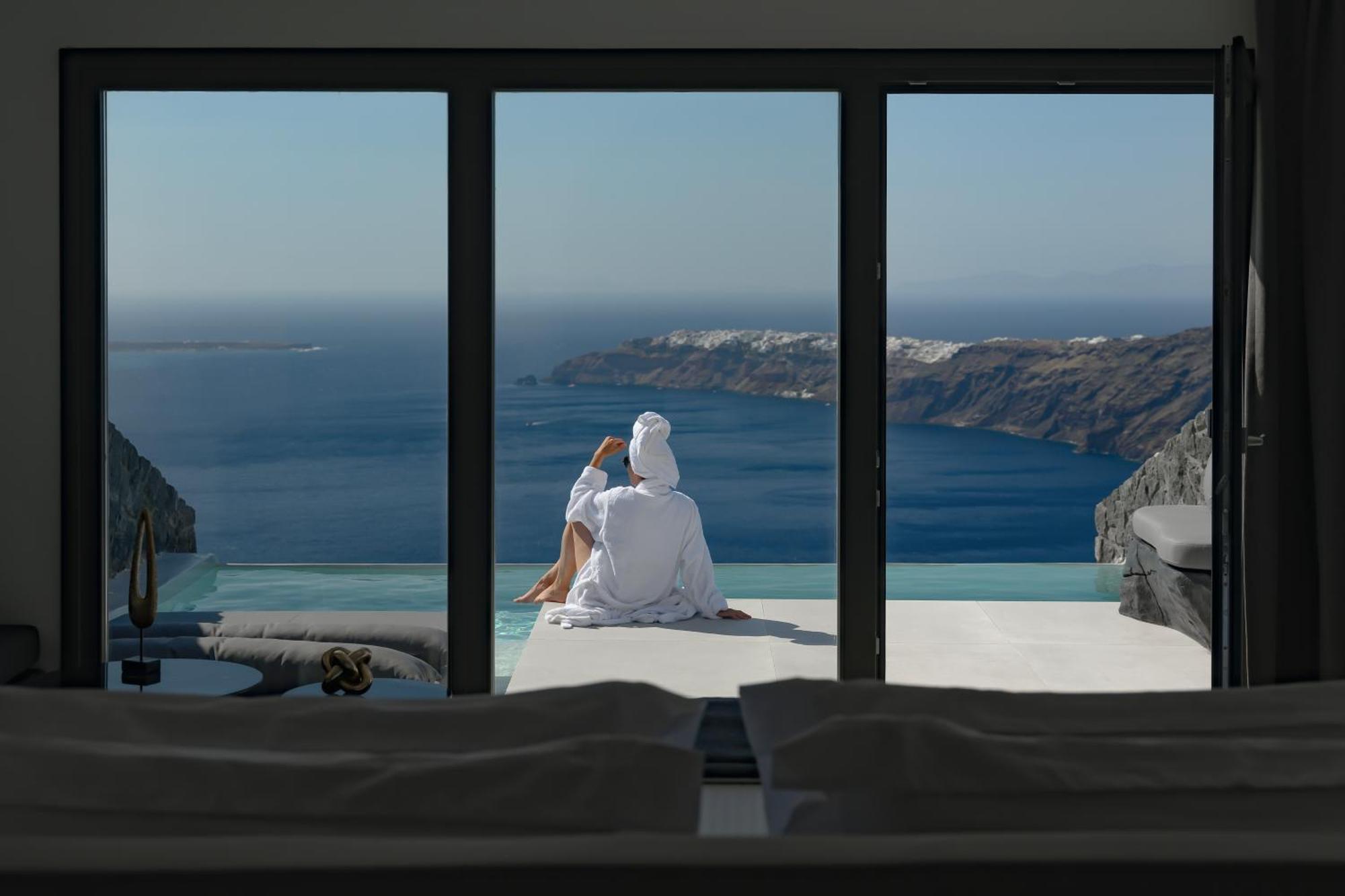 Arany Terra Hotel Imerovígli Kültér fotó